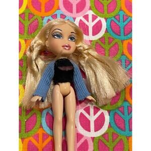 Lil Bratz Cloe 4" Doll Blue Top Silver Platform Shoes